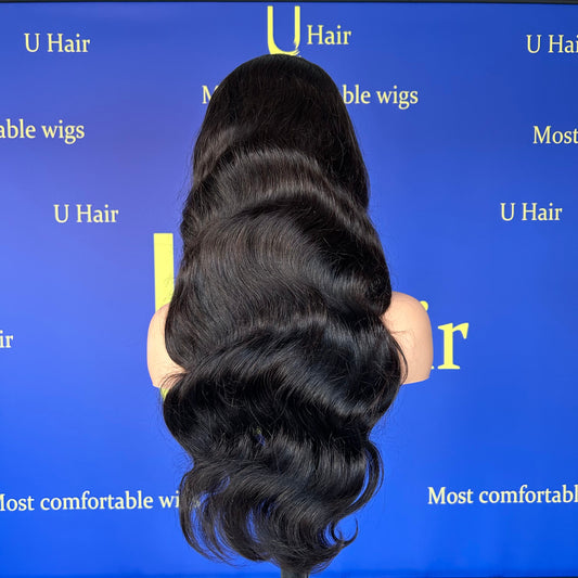 Body wave natural color wig